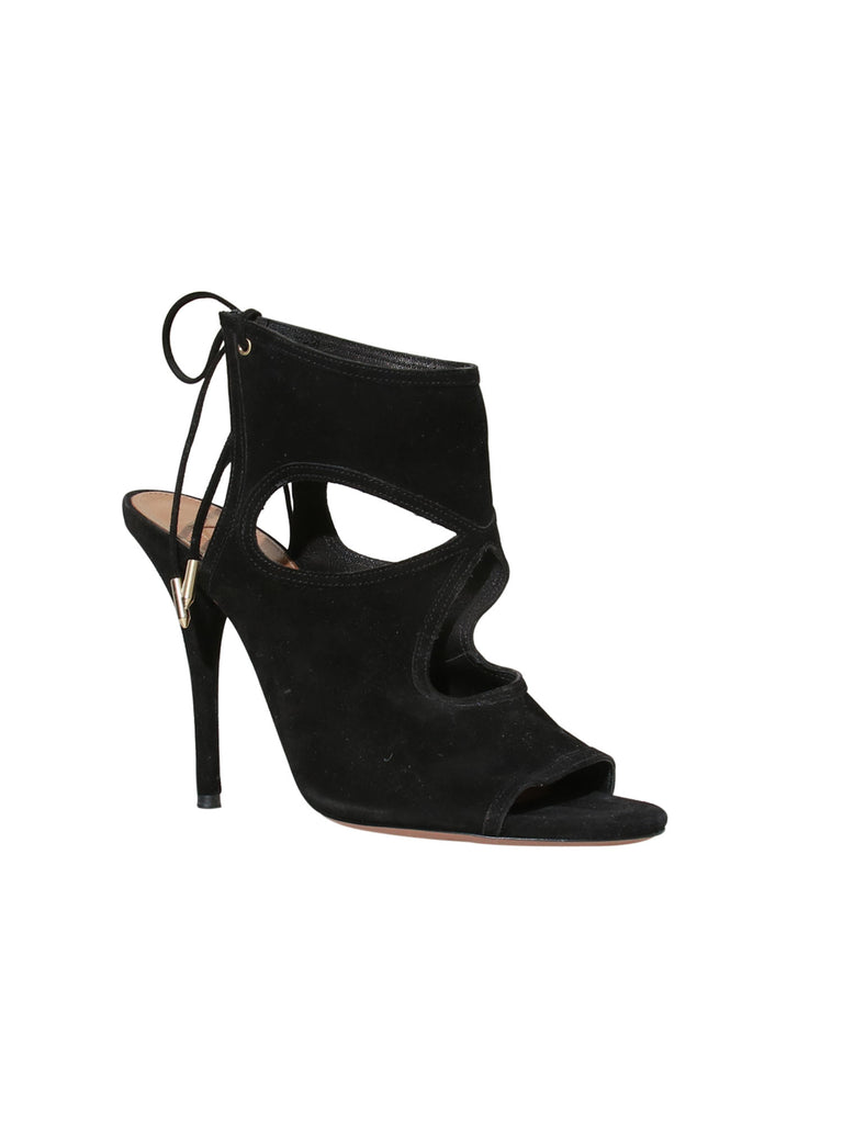 Aquazzura Suede Cut-Out Sandals