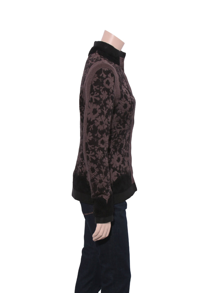 Rochas Silk and Wool-Blend Devoré Jacket