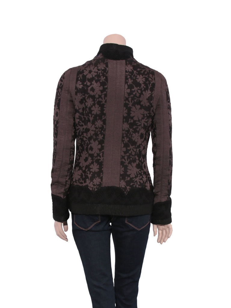 Rochas Silk and Wool-Blend Devoré Jacket