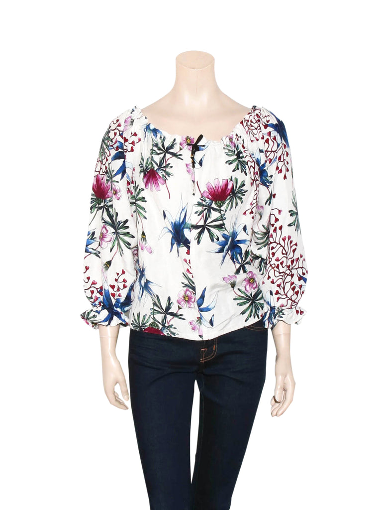 Maje Linen Floral Top