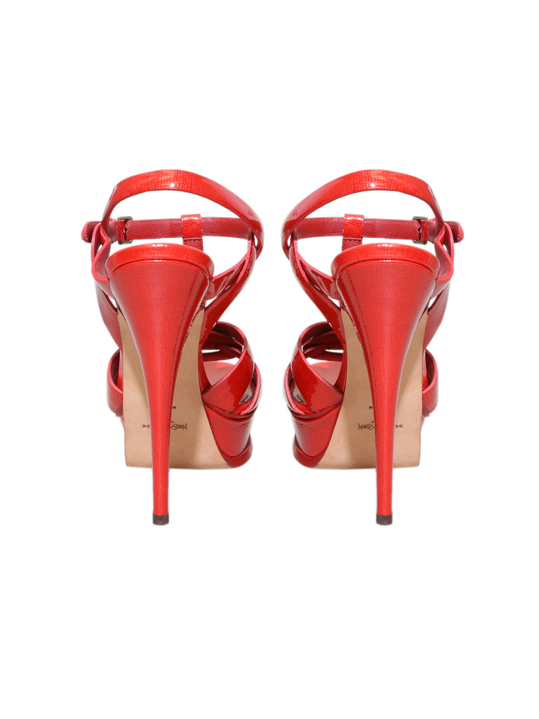 Yves Saint Laurent Leather Tribute Sandals