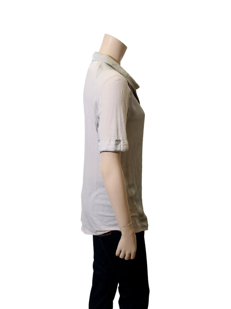 Helmut Lang Short Sleeve Blouse
