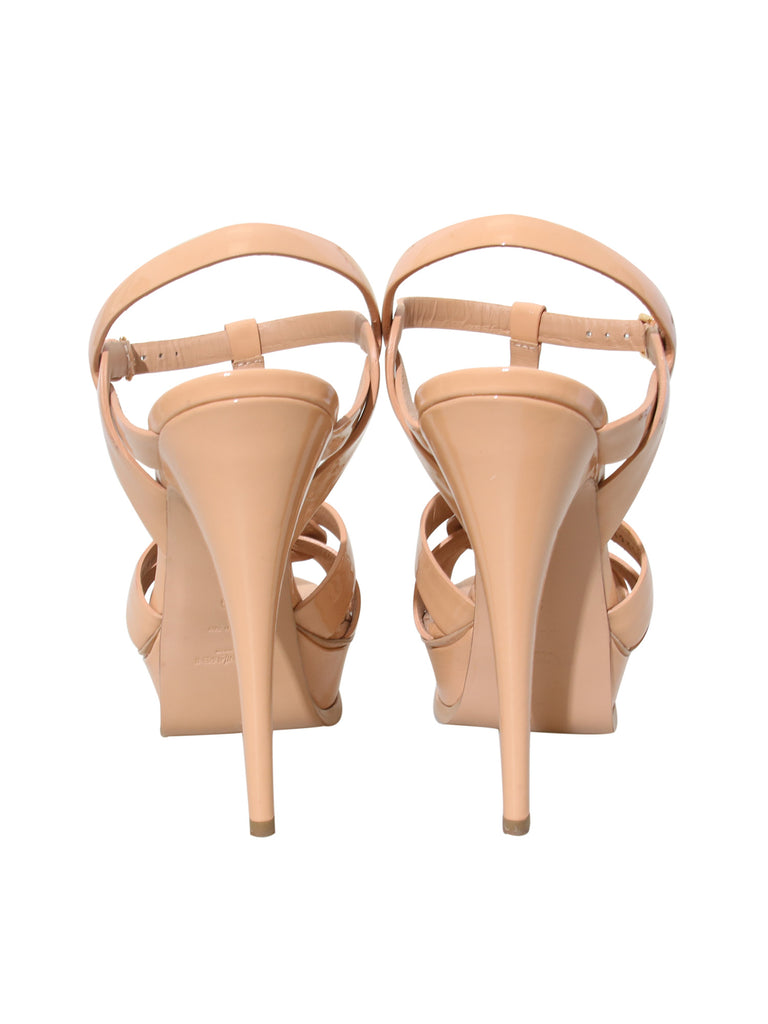 Yves Saint Laurent Leather Tribute Sandals