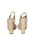 YSL Platform Leather Sandals