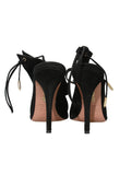Aquazzura Suede Cut-Out Sandals
