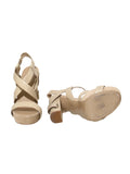 YSL Platform Leather Sandals