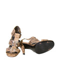 Roger Vivier Snakeskin Sandals