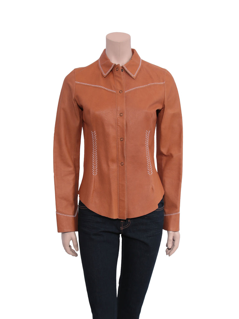 Miu Miu Leather Shirt