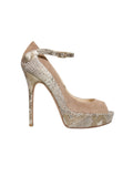 Jimmy Choo Suede Snakeskin-Accented Pumps