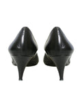 Prada Round Toe Leather Pumps