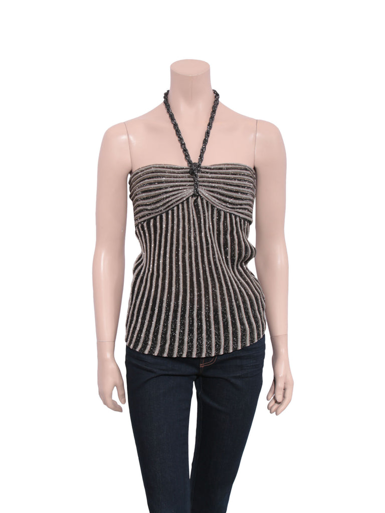 Missoni Shimmer Knit Halter Top