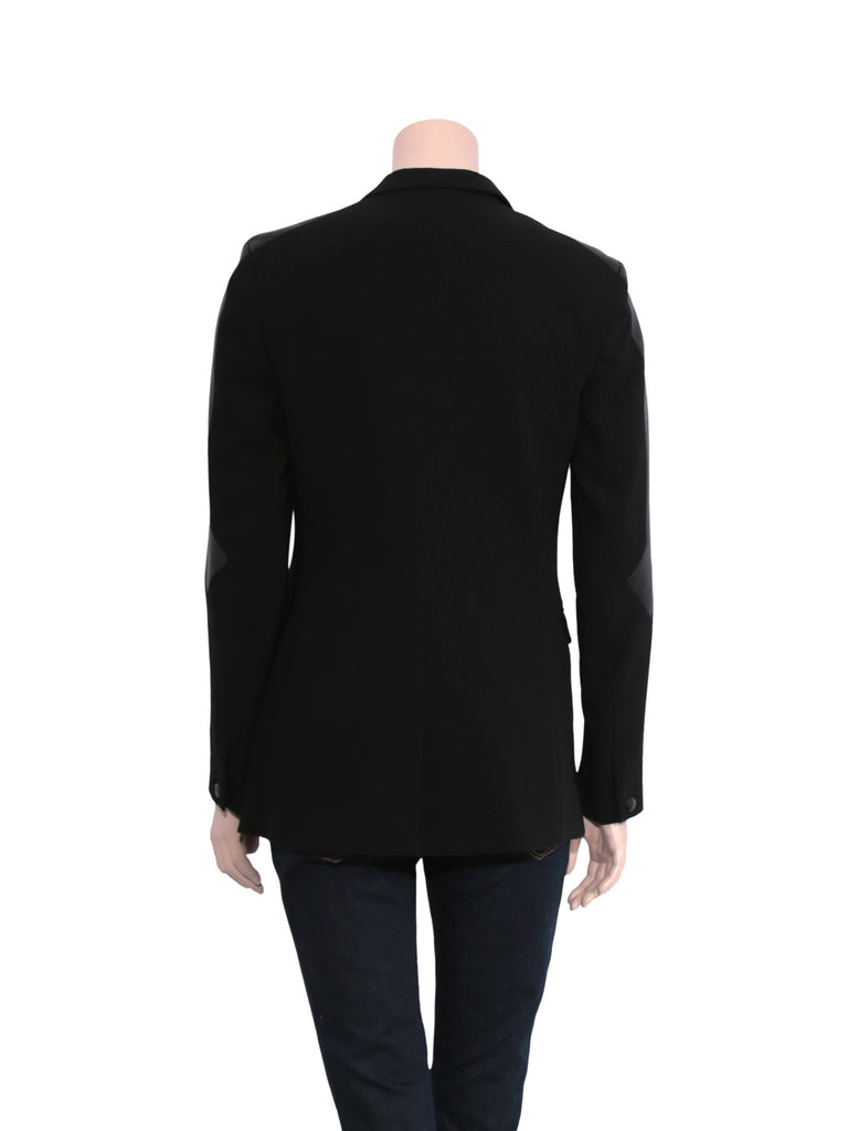 Rag & Bone Leather Detail Blazer