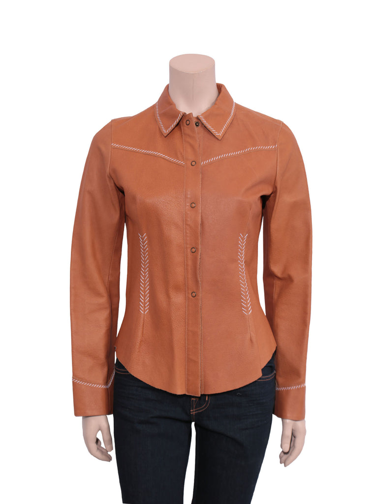 Miu Miu Leather Shirt