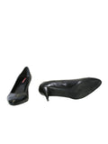 Prada Round Toe Leather Pumps