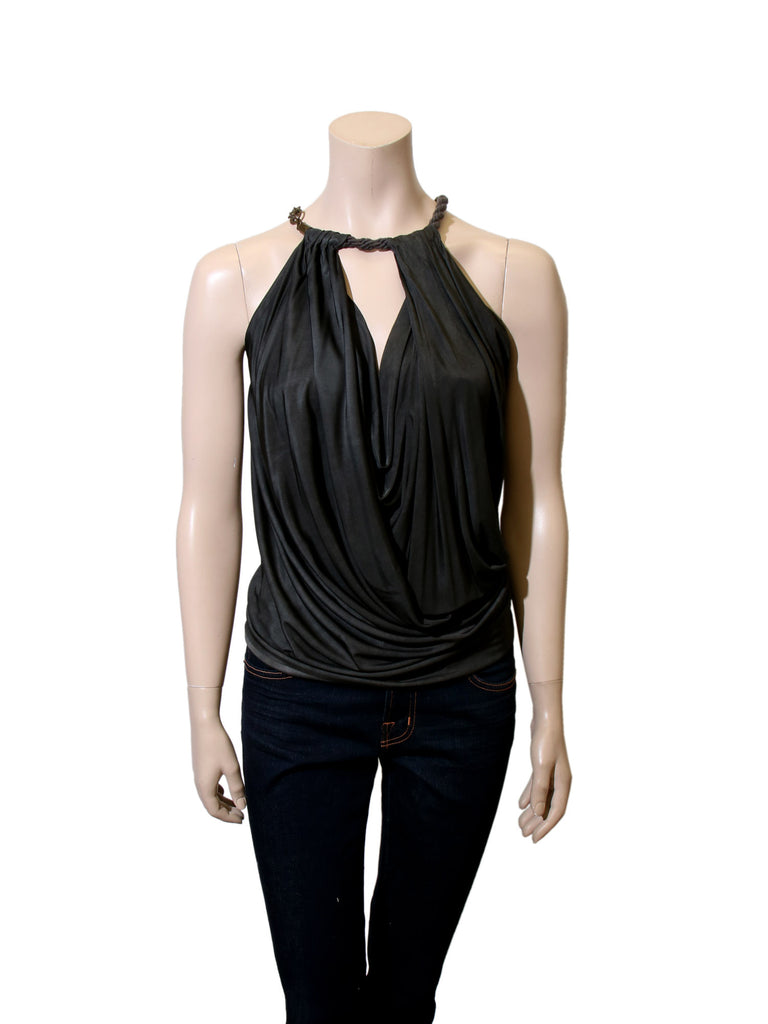 Lanvin Draped Jersey Top