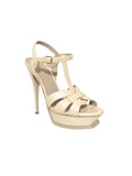 Yves Saint Laurent Leather Tribute Sandals