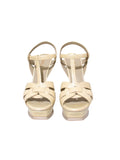 Yves Saint Laurent Leather Tribute Sandals
