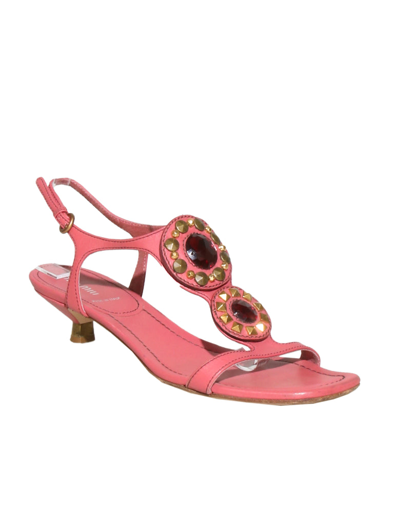 Miu Miu Jewel Sandals