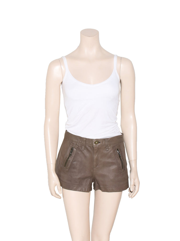 Rag & Bone Leather Shorts