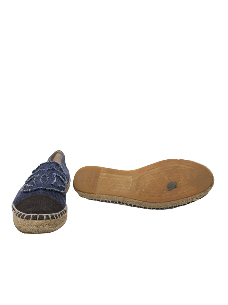 Chanel Logo Espadrilles