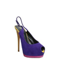 Peep Toe Slingback Heels