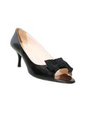 Prada Peep-Toe Bow Pumps