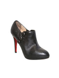 Christian Louboutin Leather Round-Toe Booties