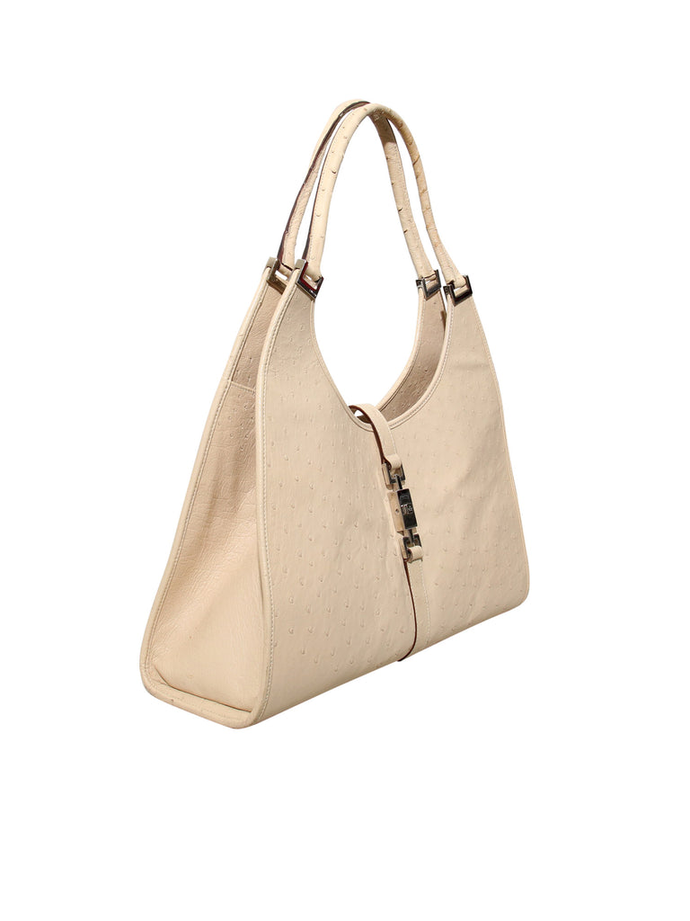 Gucci Jackie Ostrich Bag