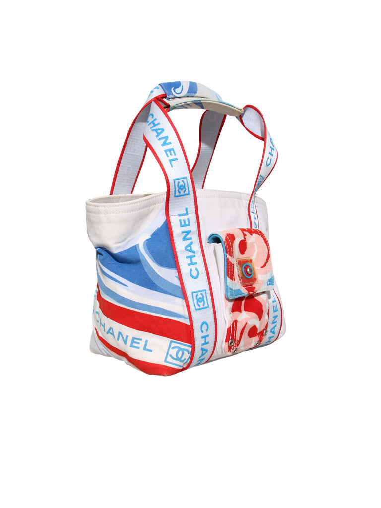 Chanel Vintage Canvas Tote Bag