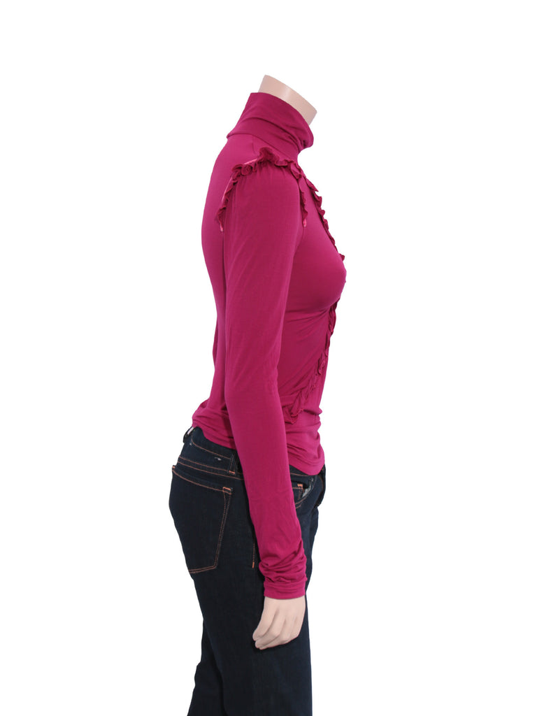 Ungaro Ruffle Turtleneck