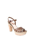 Prada Leather Cork Sandals