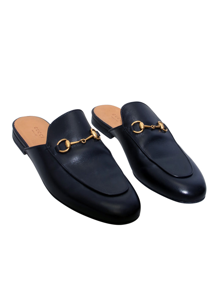 Gucci Princetown Leather Slippers