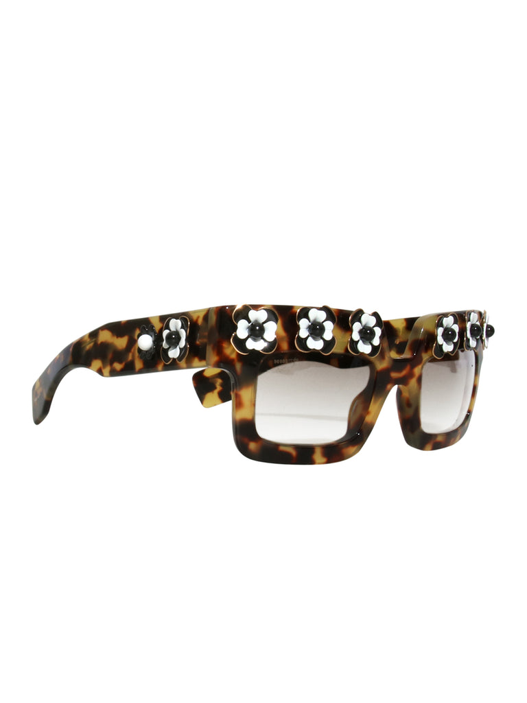 Flower Detail Sunglasses