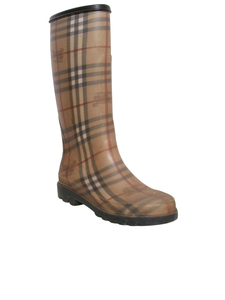 Burberry Haymarket Check Rainboots