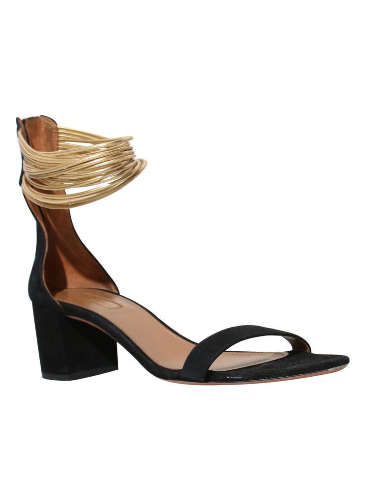 Aquazzura Suede Ankle-Strap Sandals