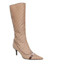Christian Dior Diorissimo Canvas Pointed Boots