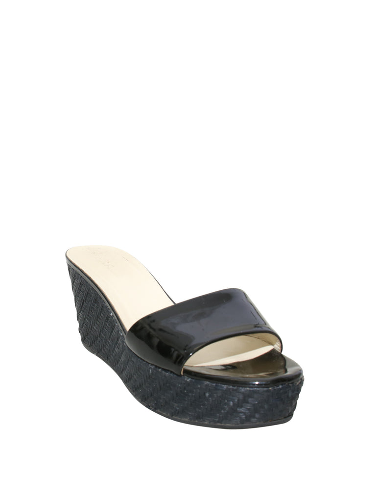 Prada Wedge Slide Sandals