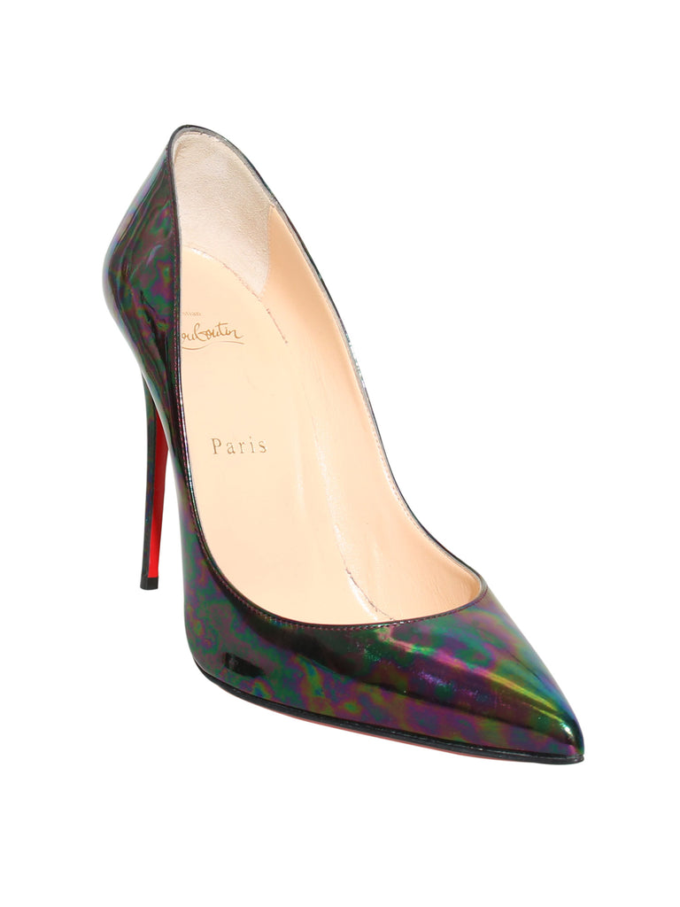 Christian Louboutin Pigalle Follies Iridescent Pumps