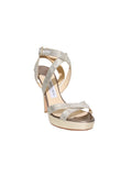 Jimmy Choo Glitter Platform Sandals