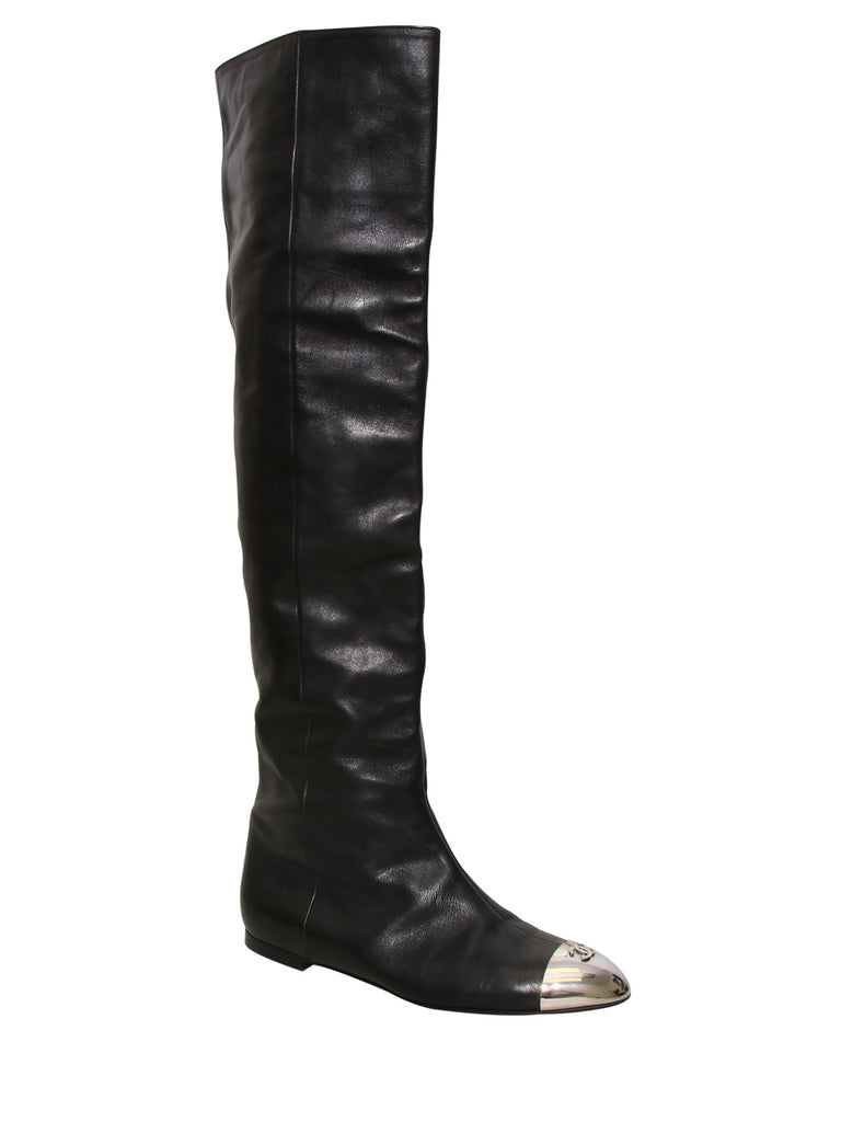 Chanel Leather Boots