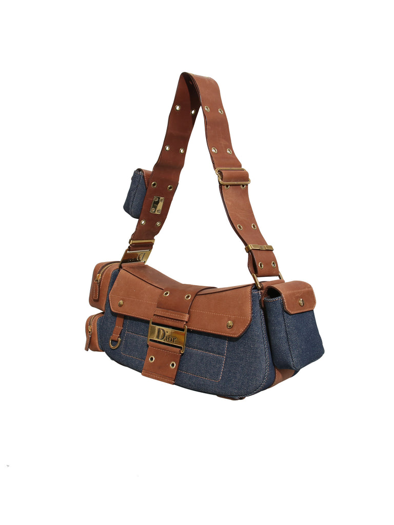 Christian Dior Denim Street Chic Columbus Bag