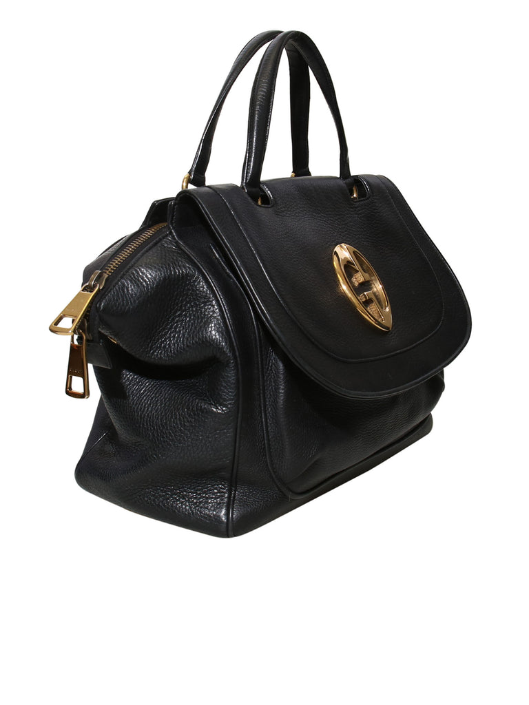 Gucci 1973 Leather Tote Bag