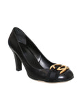 Gucci Logo Leather Pumps