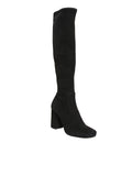 Prada Stretch Suede Knee-High Boots