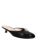 Chanel Vintage CC Logo Mules