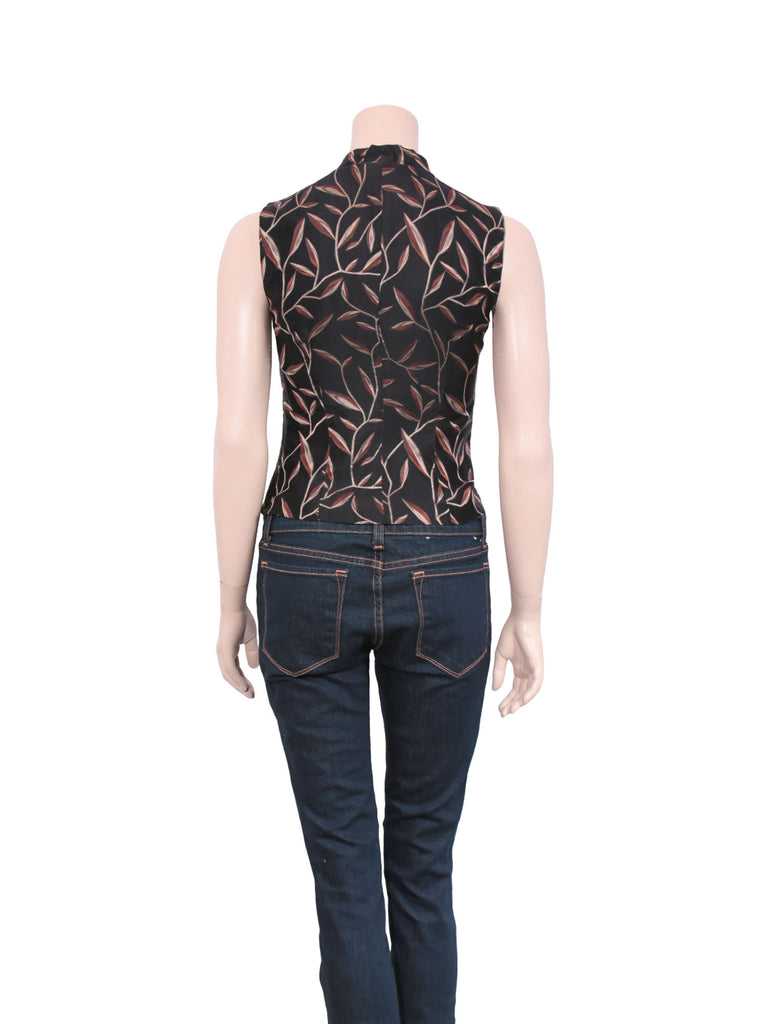 Prada Mandarin Collar Top