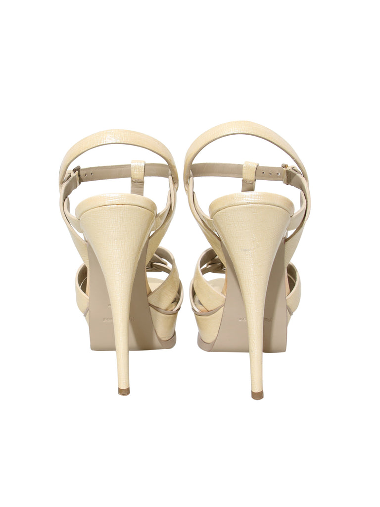 Yves Saint Laurent Leather Tribute Sandals