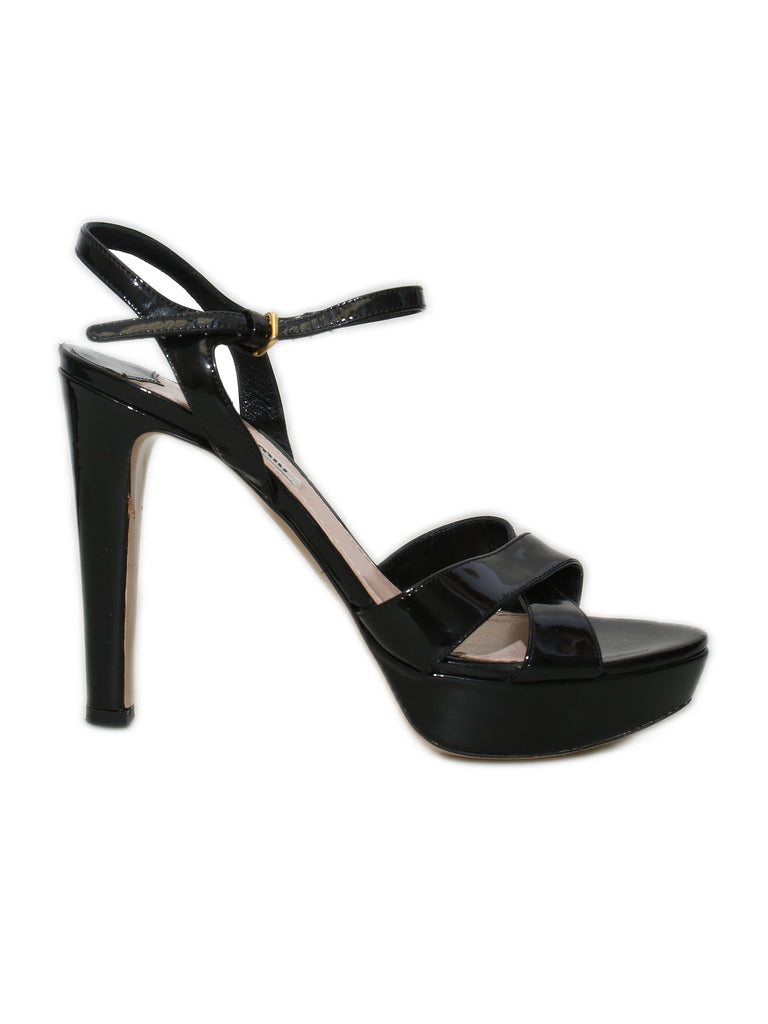 Miu Miu Patent Leather Sandals
