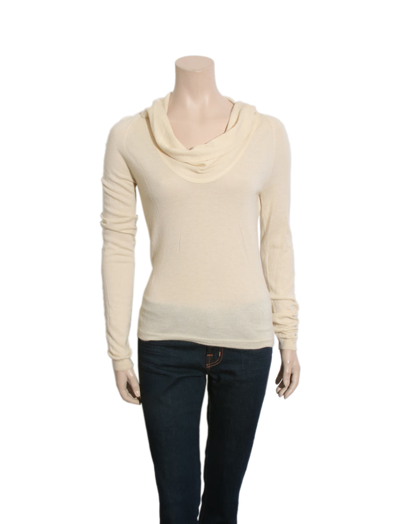 Cashmere Cowl Neck Sweater