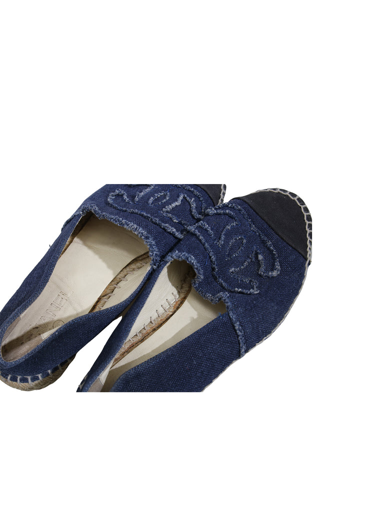 Chanel Logo Espadrilles